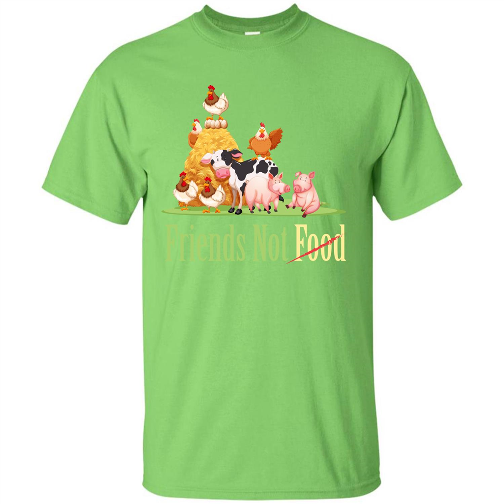 Animal T-shirt Friends Not Food T-shirt
