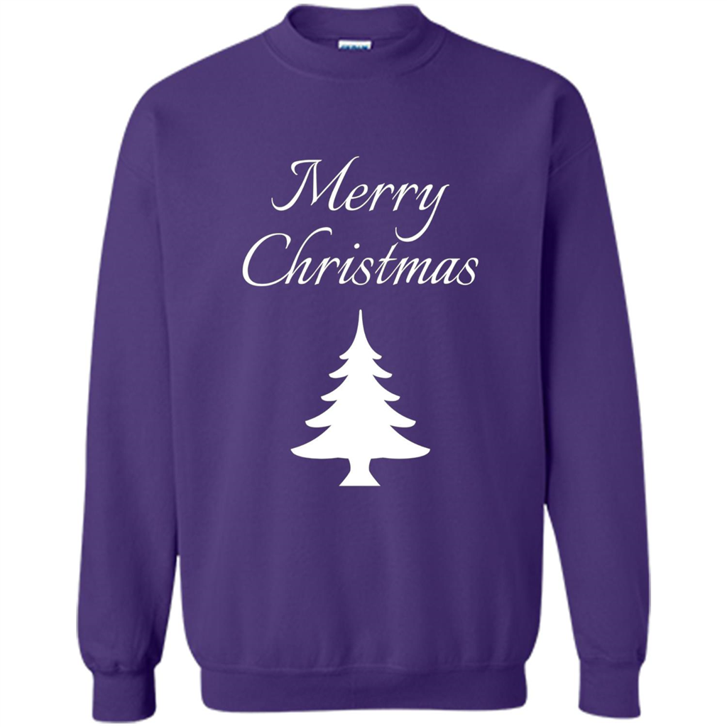 Merry Christmas Xmas Tree T-Shirt Orange