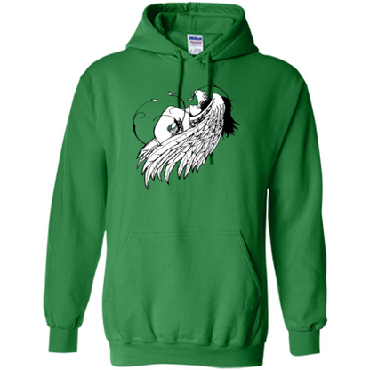 Angel T-shirt Angel Wings Irish Green