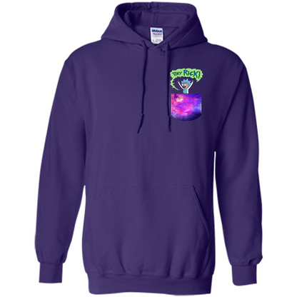 Rick And Morty T-shirt Tiny Rick T-shirt Purple