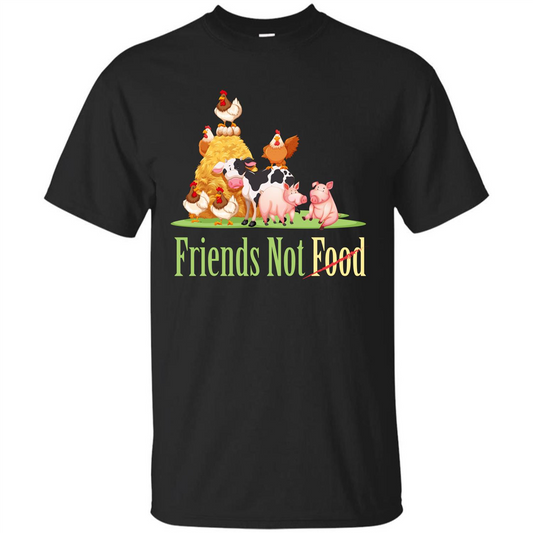 Animal T-shirt Friends Not Food T-shirt Royal