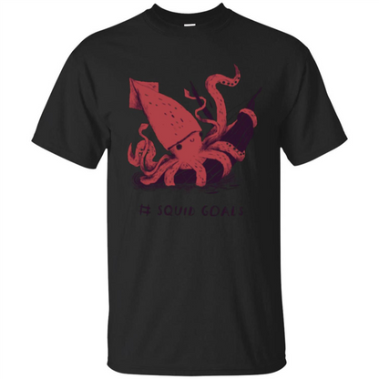 Squid Goals T-shirt Squad Goals T-shirt Black
