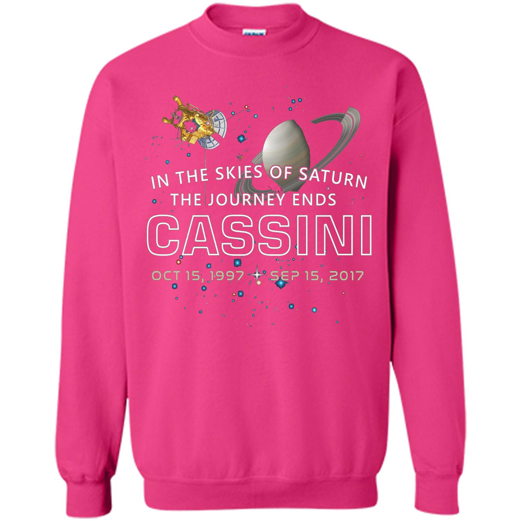Cassini Spacecraft: End Of Mission At Saturn T-shirt Heliconia