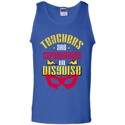 Teacher T-shirt Teacher Are Superheroes In Disguise Royal