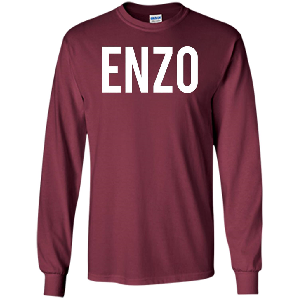 Enzo T-Shirt - Cool New Funny Name Maroon