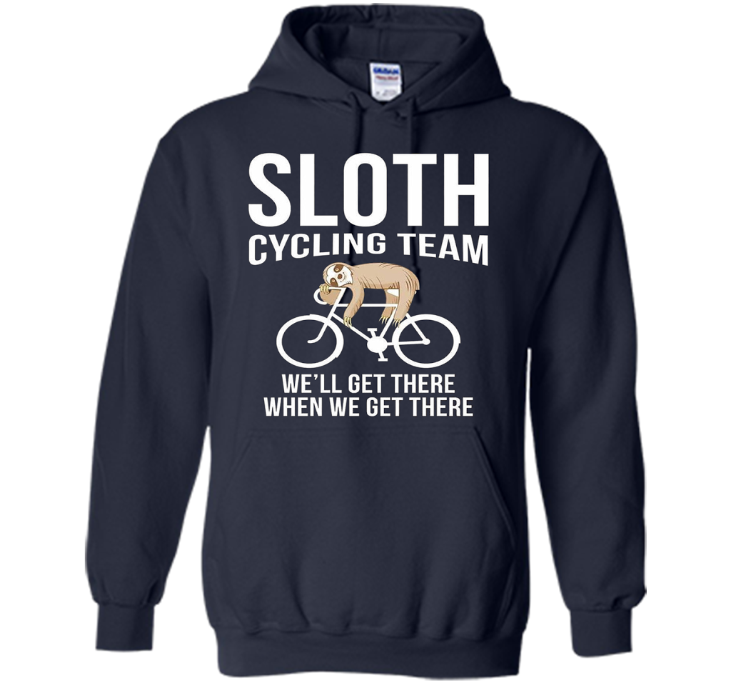 Sloth Cycling Team T-shirt Navy