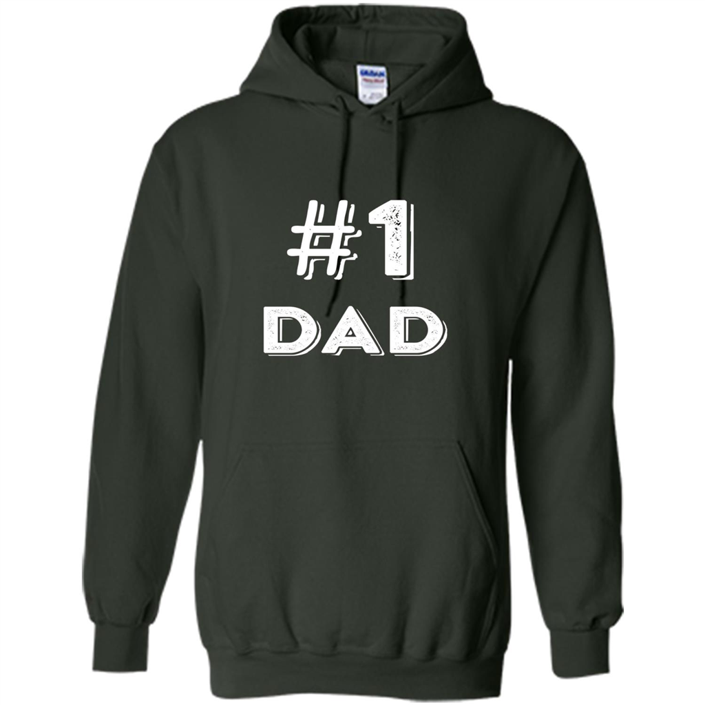 Fathers Day T-shirt Dad No.1 T-shirt Forest Green