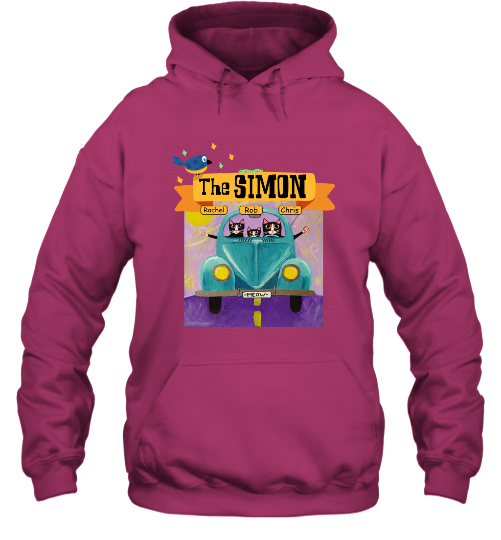 The Simon Family ( Customized Name ) Hoodie Hoodie Heliconia