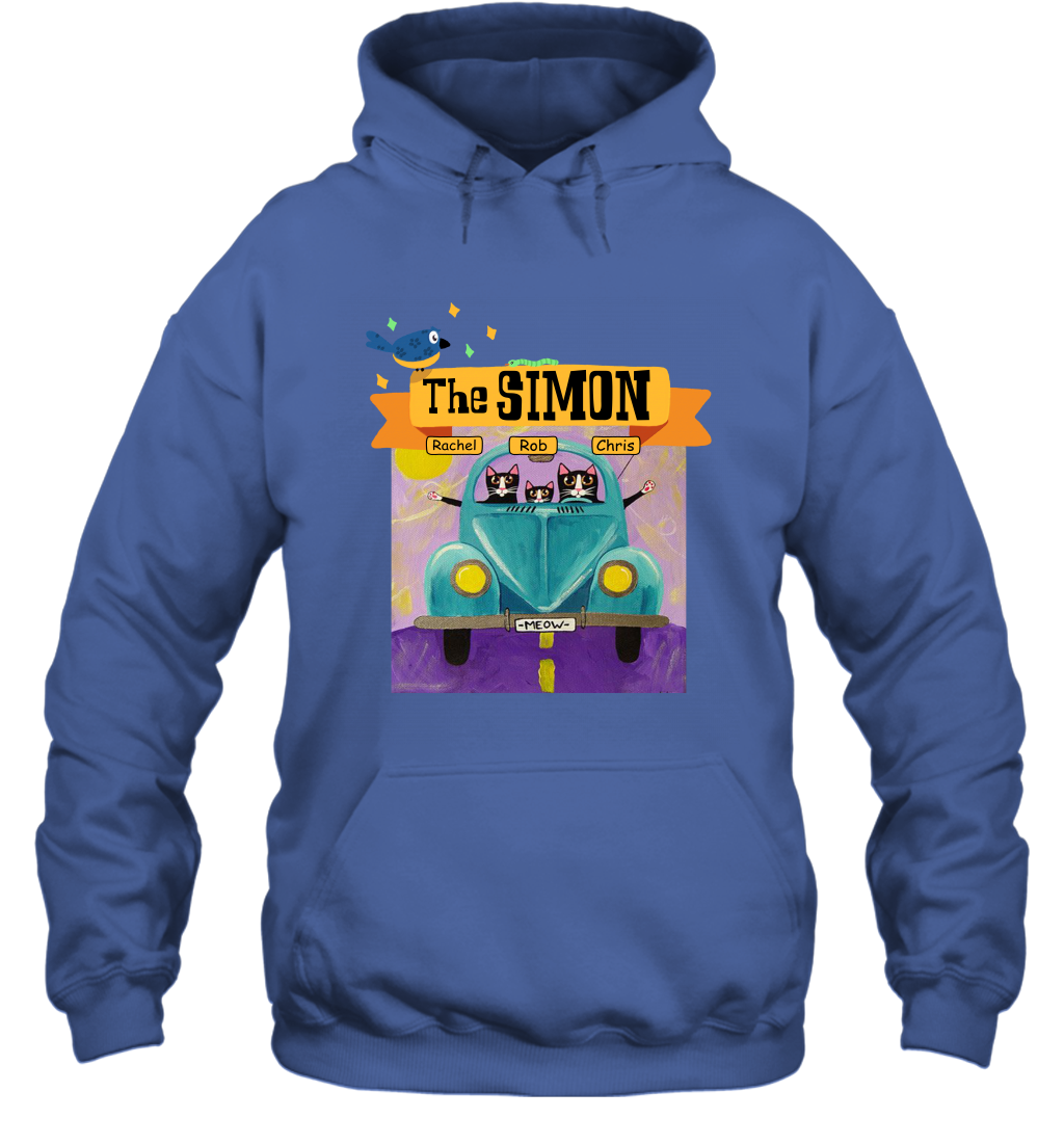 The Simon Family ( Customized Name ) Hoodie Hoodie Royal