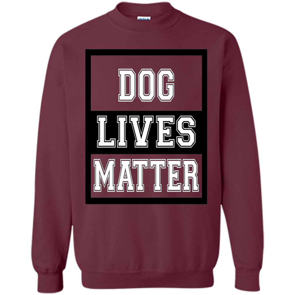 Dog Lives Matter Animal Rights Protest T-shirt Maroon