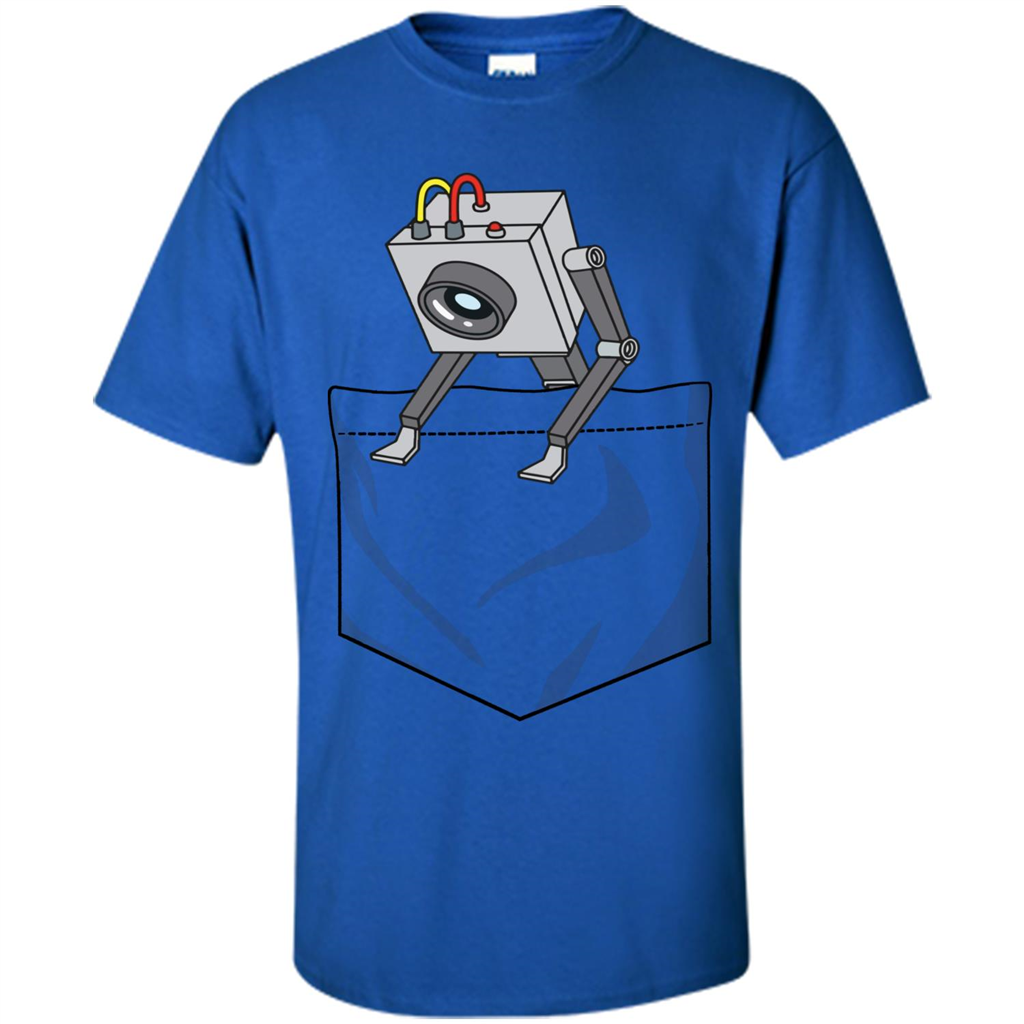Pocket Robot T-shirt Royal