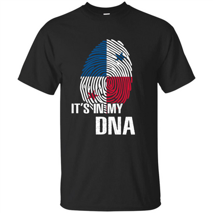 Panama In My DNA T-Shirt Panamanian Pride T-shirt Black