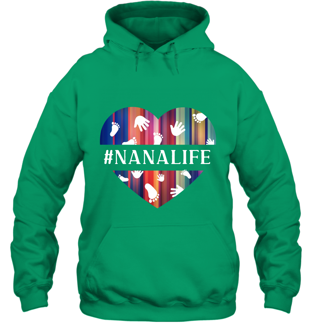 Hash Tag Nana Life Grandmom Shirt Hoodie Irish