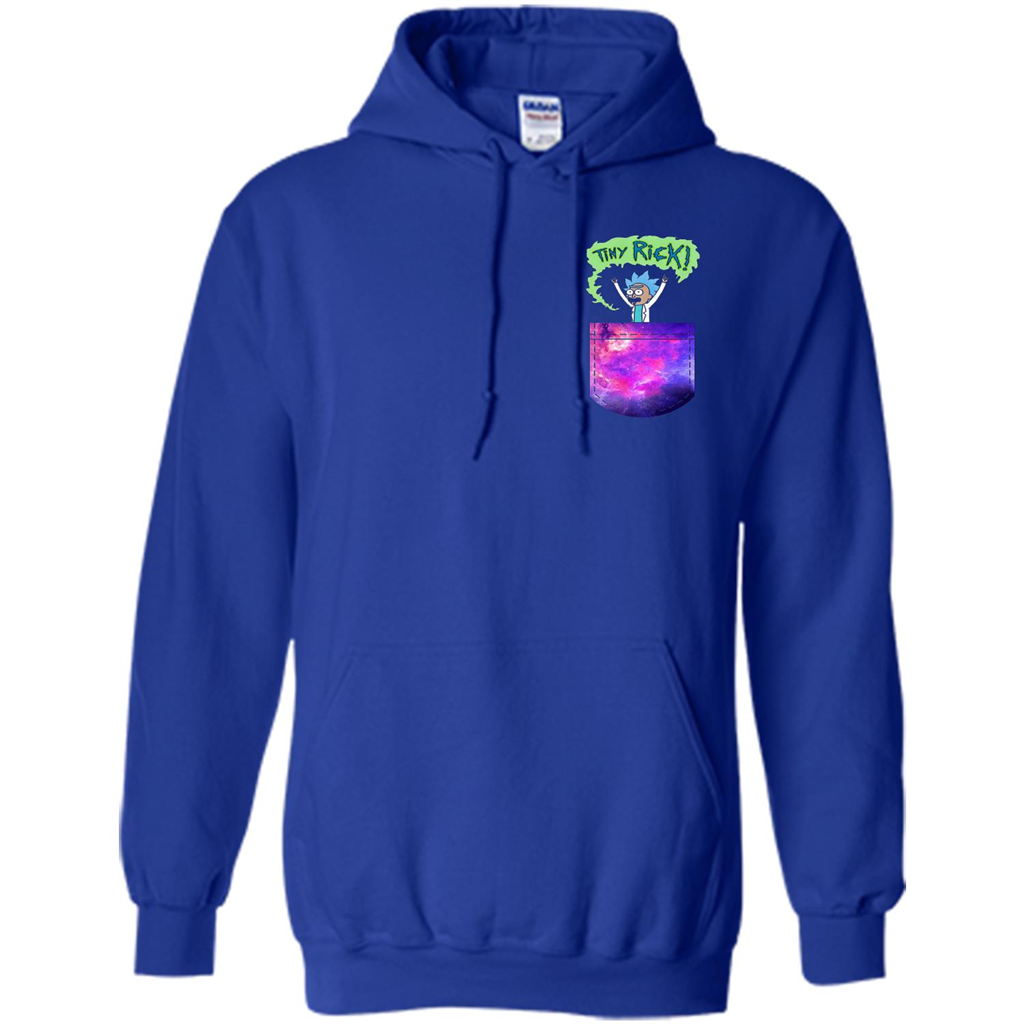 Rick And Morty T-shirt Tiny Rick T-shirt Royal