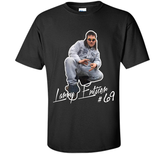 Larry Enticer T-shirt Just Gonna Send It T-shirt Black
