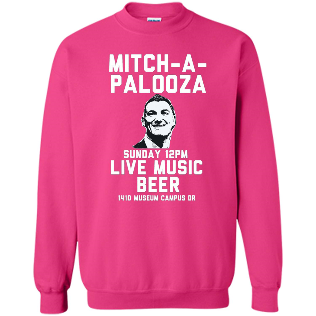 Mitch-a-palooza Live Music Beer T-shirt Heliconia