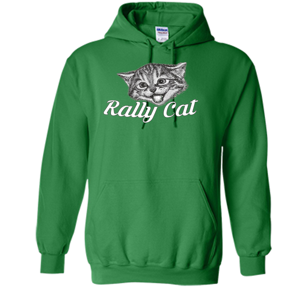 Cat Lover T-shirt Saint Louis Rally Cat T-shirt Irish Green