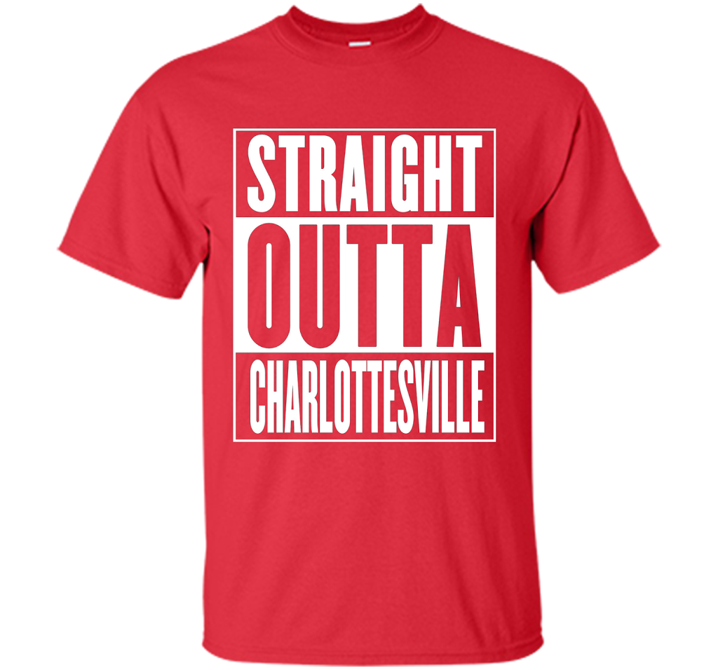 Straight Outta Charlottesville Shirt t-shirt Red