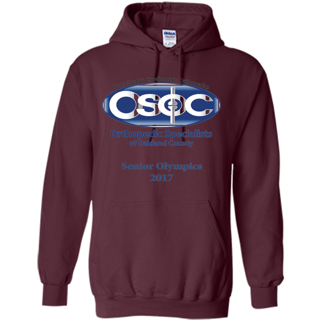 OSOC 9 Senior Olympics 2017 T-shirt Maroon