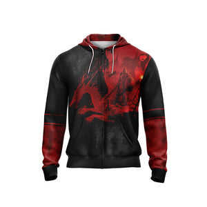 Dragon Age Origins Unisex Zip Up Hoodie Jacket