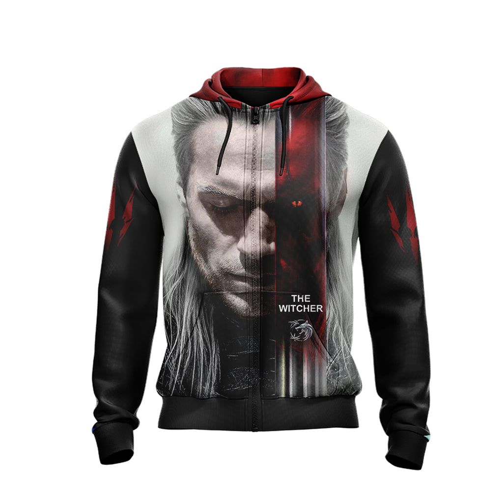 The Witcher Wild Hunt New Look Unisex Zip Up Hoodie