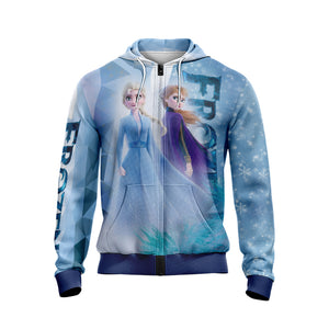 Frozen 2 - Elsa & Anna Version 2019 Zip Up Hoodie Jacket