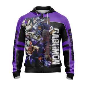 Digimon Gabumon Unisex 3D Pullover Hoodie