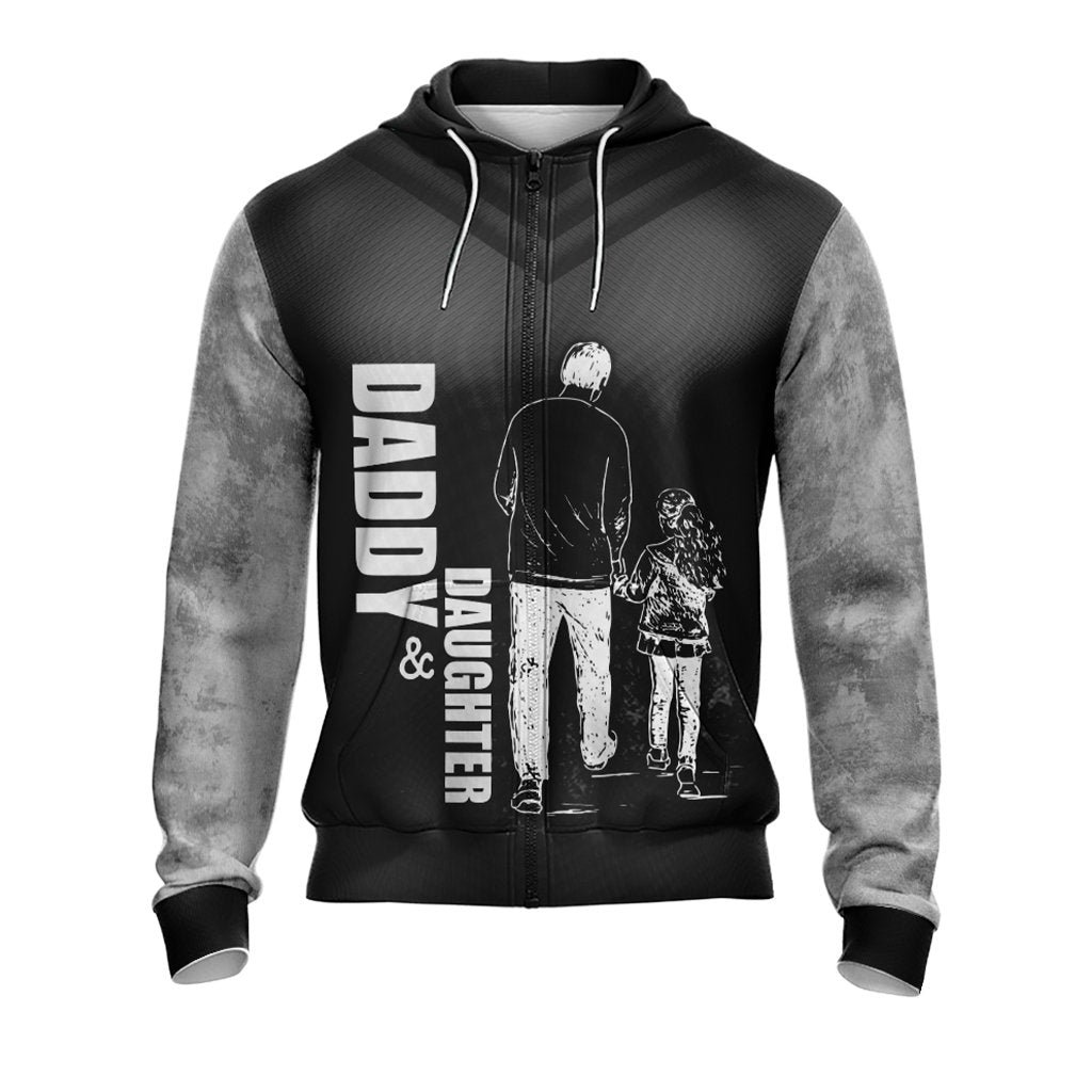 Family Unisex 3D Zip Up Hoodie