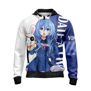 Date A Live - Yoshino Unisex Zip Up Hoodie