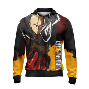 One Punch Man New Look Uisex Zip Up Hoodie