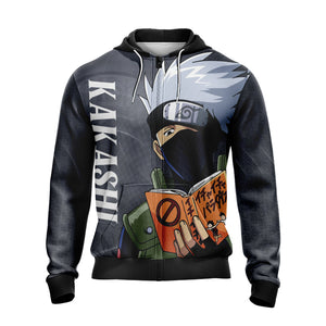 Naruto - Kakashi New Look Unisex Zip Up Hoodie