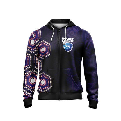 Rocket League Unisex Zip Up Hoodie Jacket