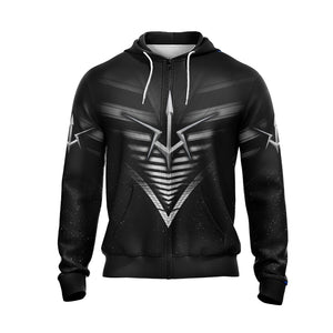 Code Geass - Black Knights Unisex Zip Up Hoodie