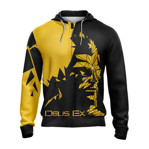 Deus Ex: Human Revolution Unisex Zip Up Hoodie