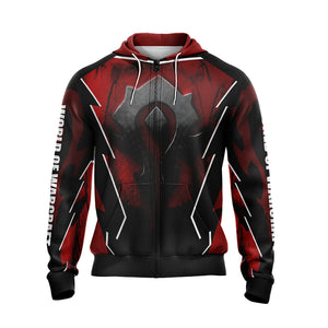 World Of Warcraft - For The Horde New Unisex Zip Up Hoodie