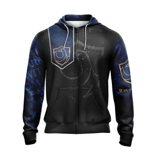 Wise Like A Ravenclaw Harry Potter New Style 1 Unisex Zip Up Hoodie