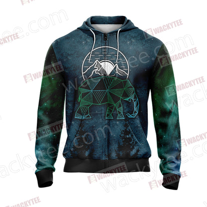 Elephant - To Lose My Mind And Find My Soul And Into The Forest I Go Unisex Zip Up Hoodie