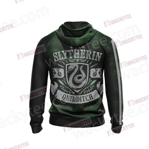 Harry Potter - Slytherin House Quidditch Unisex Zip Up Hoodie