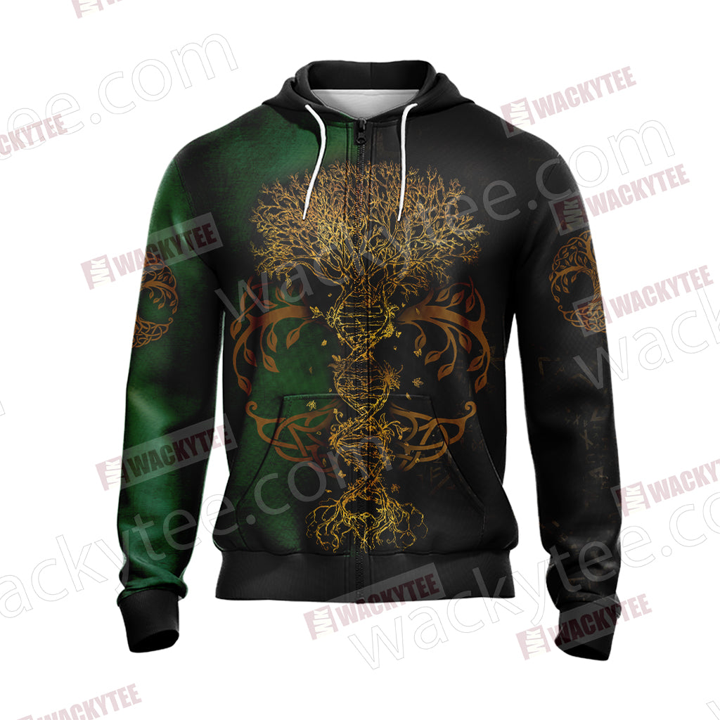 Tree Of Life Unisex Zip Up Hoodie Jacket