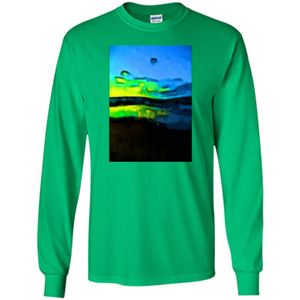 Yellow Dance Of The Tropical Blue Sea And Green Sky T-shirt