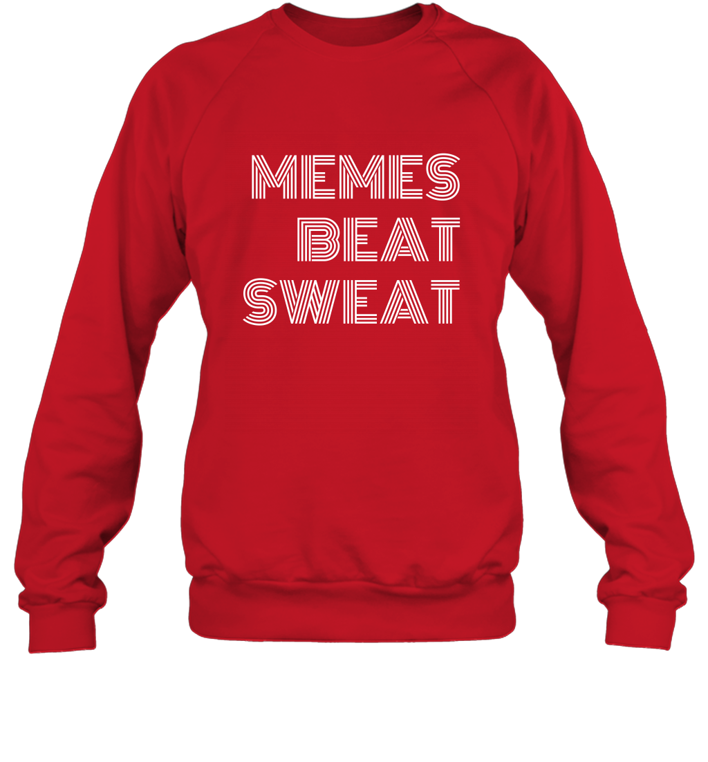 Memes Beat Sweat Shirt Sweatshirt Sweatshirt Red