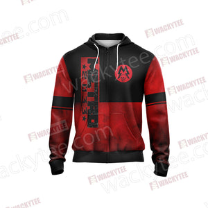 Metro 2033 Unisex Zip Up Hoodie Jacket