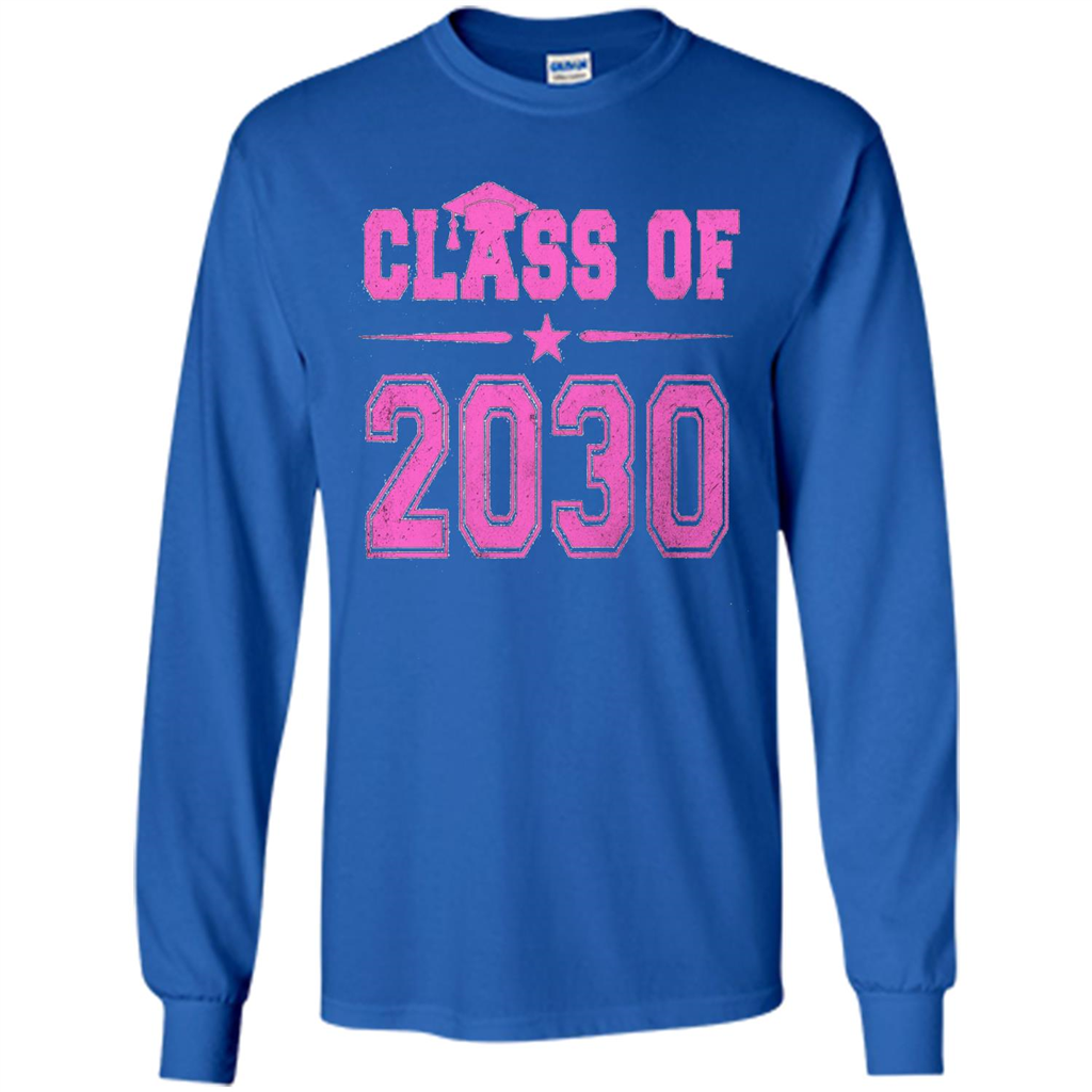 Class of 2030 Pink Girls T-shirt Royal