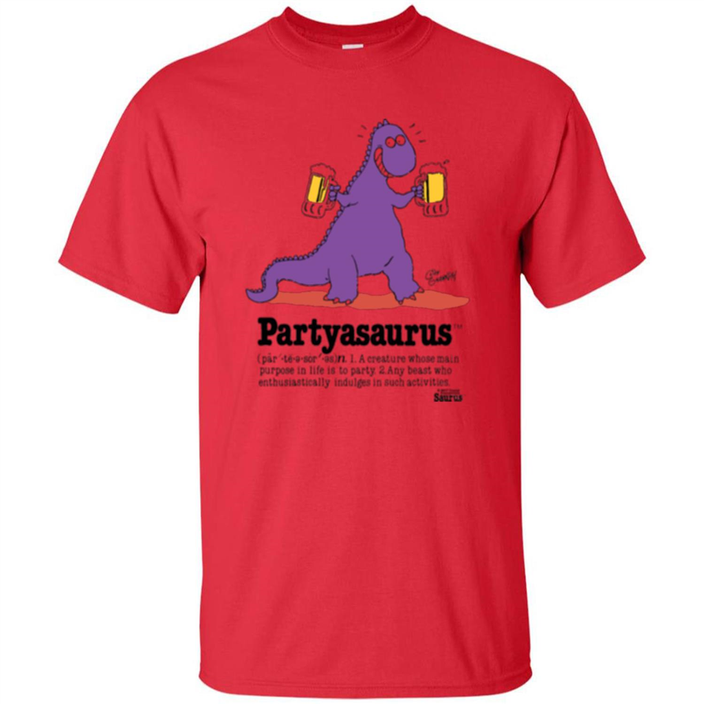 Partyasaurus T-shirt Party Asaurus Red