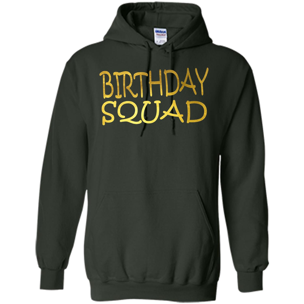 Birthday Squad T-shirt Forest Green