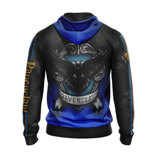 Harry Potter - Wise Like A Ravenclaw New Look Unisex Zip Up Hoodie