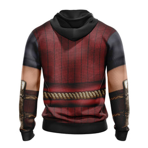 Mortal Kombat Liu Kang Cosplay Unisex 3D T-shirt Zip Hoodie