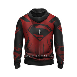 Man of Steel New Unisex Zip Up Hoodie