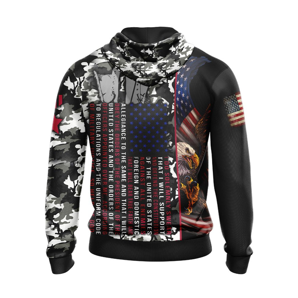 Vetera 3D Zip Up Hoodie
