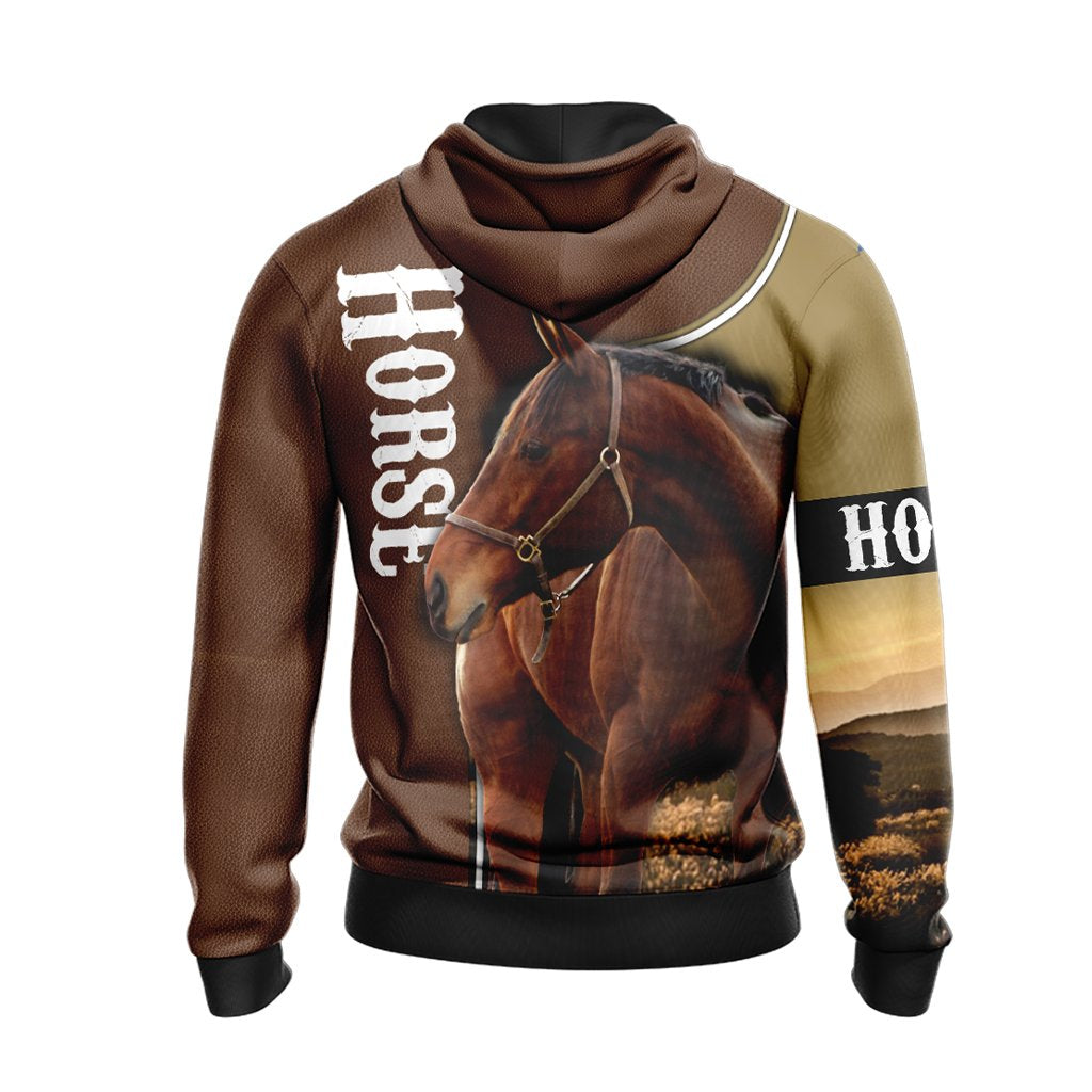 Horse New Style Unisex Zip Up Hoodie